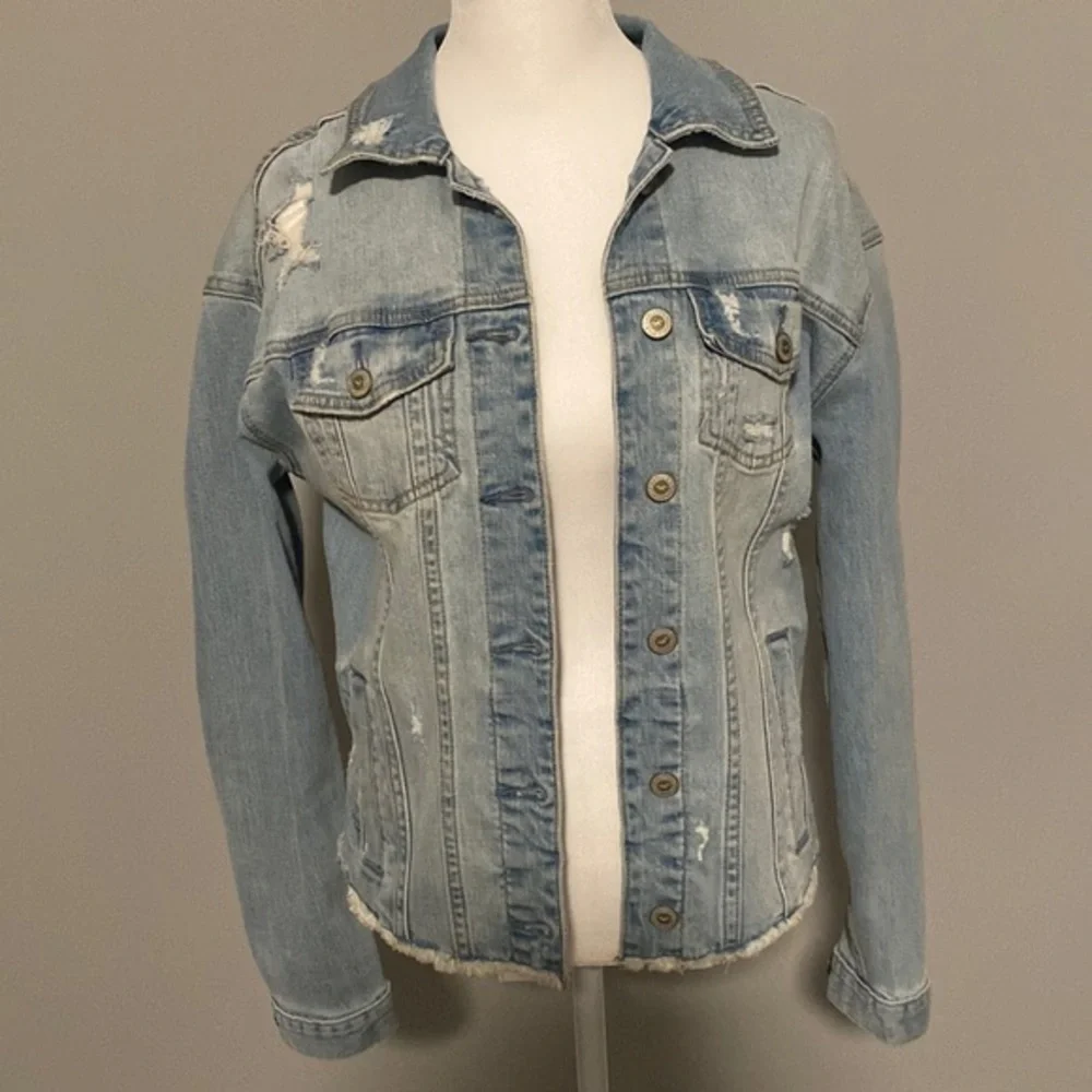Hollister Co. Denim Jean Jacket Women‎ S Small